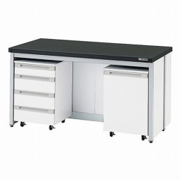 サイド実験台　HSF-675　本体シロ