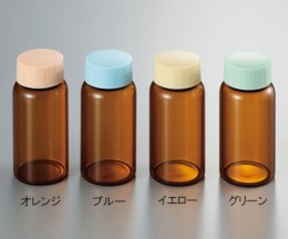 CCスクリュ管7L　褐色青フタ　50本
