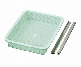 ニューダストアウト用　浅バスケット棚