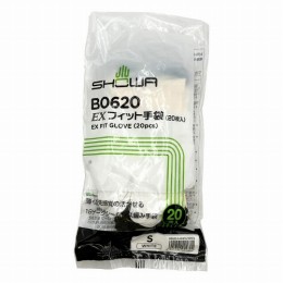 極薄EXフィット手袋B0620Wht-S