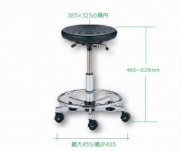 研究者専用チェアー　LC-50R　背なし