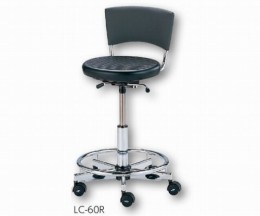 研究者専用チェアー　LC-60R　背あり