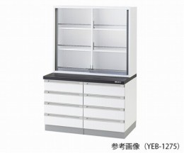 薬品器具戸棚　YEB-1575　本体シロ