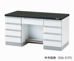 サイド実験台　SSA-1575　本体シロ