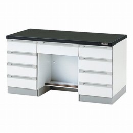 サイド実験台　SSA-1575　本体シロ