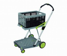 折畳コンテナ付き2段台車　9148100