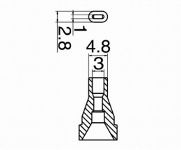 はんだ吸取器用ノズル　N61-15