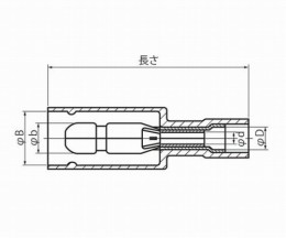 差込型ピン端子　HC　PC-4020-M