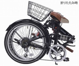 折りたたみ自転車M-206F　BK