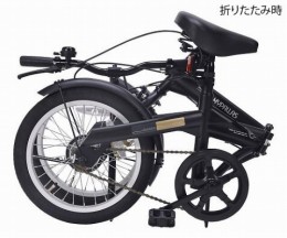 折りたたみ自転車M-100　BK