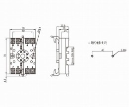 専用ソケット8ピン　PS-08