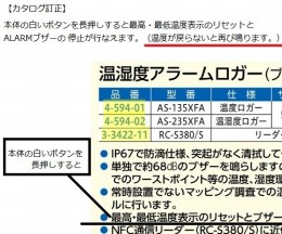 温湿度アラームロガー　AS-135XFA