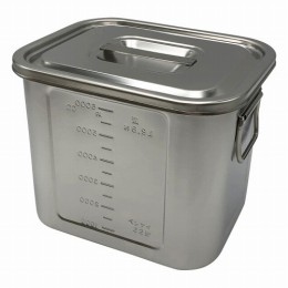 角型目盛付ポット　22型　手付き