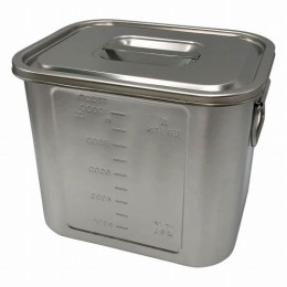 角型目盛付ポット　26型　手付き
