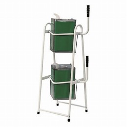 KK-18W　一斗缶スタンド2段式