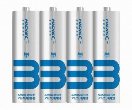 HDLR6/1.5V4P　アルカリ乾電池