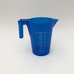 500ml　青　カラフル手付ビーカー