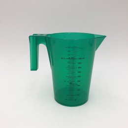 500ml　緑　カラフル手付ビーカー