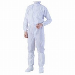 白M　異物混入対策ツナギ服　AS1401