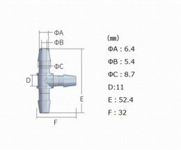 EBTC64　10個入チューブコネクター