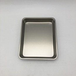 21枚取　ステンレス角バット浅型ツヤ消し