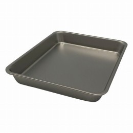 21枚取　ステンレス角バット浅型ツヤ消し