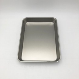 10枚取　ステンレス角バット浅型ツヤ消し