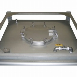 ステンレス製角型運搬容器　SUS-1000