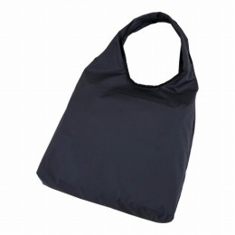 ポケット収納撥水エコバッグ　ブラック