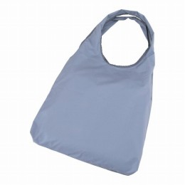 ポケット収納撥水エコバッグ　グレー