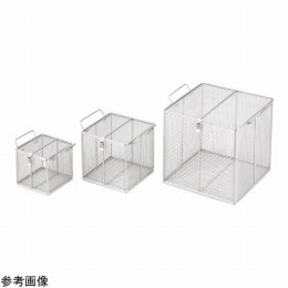 フタ付バスケット持ち手付 100×100×100