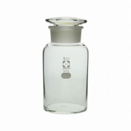 共通摺合わせ広口試薬瓶白色500ml