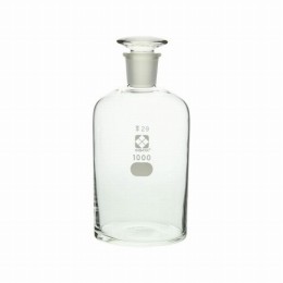 共通摺合わせ細口試薬瓶白色1000ml