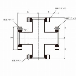 ICF　フランジ　cr203