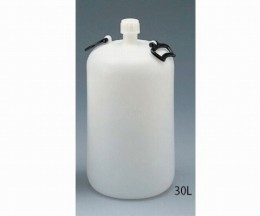 細口瓶(ポリエチレン製)　30L　取手付