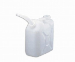 角型瓶　白　(ノズル付)　10L