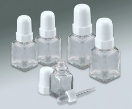 スポイド瓶　角型　30mL　白