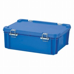 パチン錠付コンテナー　9H型　青