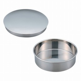 ステンレスふるい400×100　蓋・受器