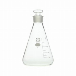 共栓三角フラスコ(目安目盛付き) 500mL