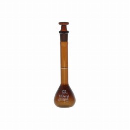 メスフラスコ　茶　10ml　シバタ