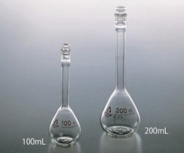 透明ズリメスフラスコ　500ml　白