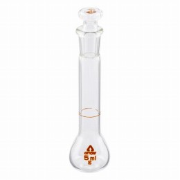 透明ズリメスフラスコ　5ml　白