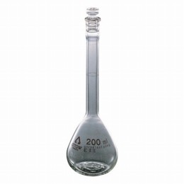 透明ズリメスフラスコ　200ml　白