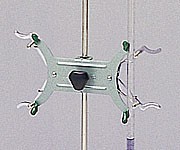 磁製ビュレット台部品2ケ架用挟(米式)