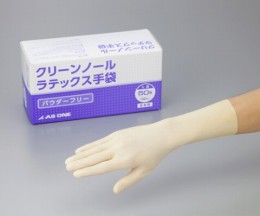 クリーンノールラテックス手袋パウダー無S
