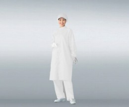 無塵衣AS207C男女兼用ホワイト　L