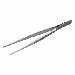 ピンセット　小波無鈎　130mm