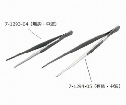 ピンセット(中波)有鈎　230mm