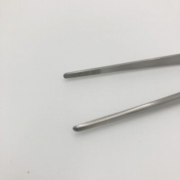 ピンセット(中波)無鈎　230mm